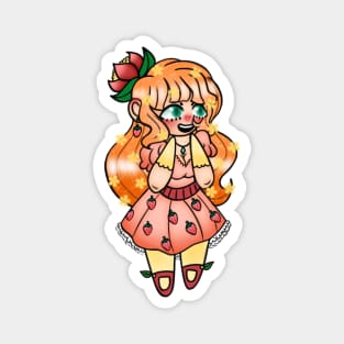 cartoon girl Magnet