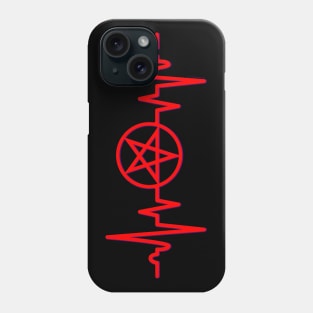 Pentagram Heartbeat Monitor Phone Case