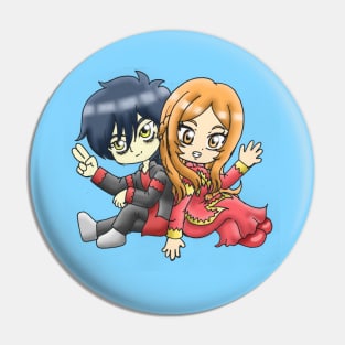 CHIBI ANIME ROME AND JULI Pin