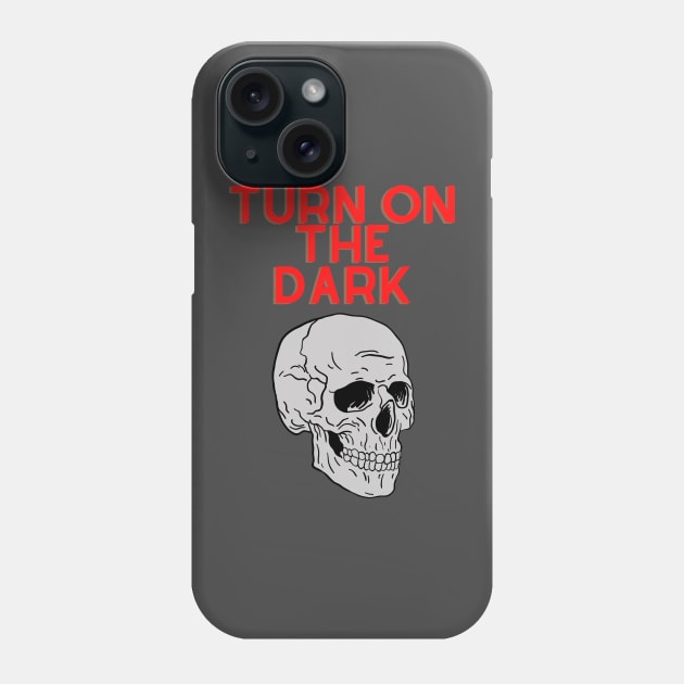 Punk T-Shirt Streetwear Men Skull Skeleton Print Streetwear Tshirt Phone Case by medfrigo