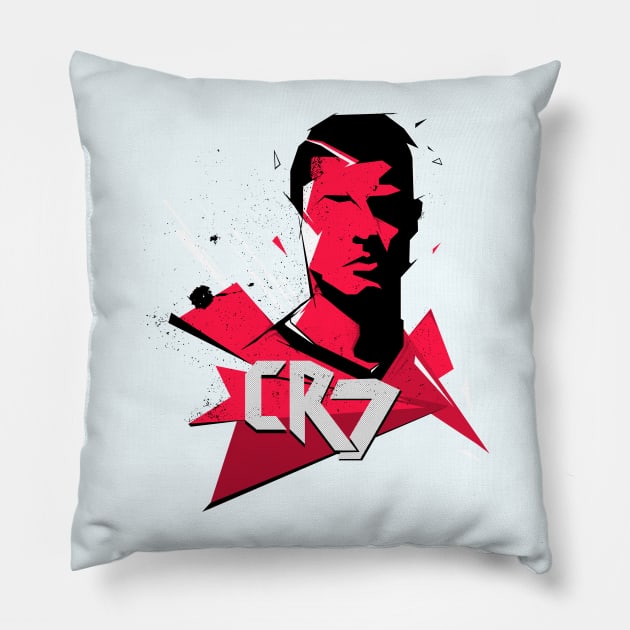 Cristiano Ronaldo Pillow by WhiteShadow