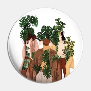 Modern Plant Ladies Pin