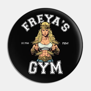 Freya's Gym - Viking Goddess Workout Pin