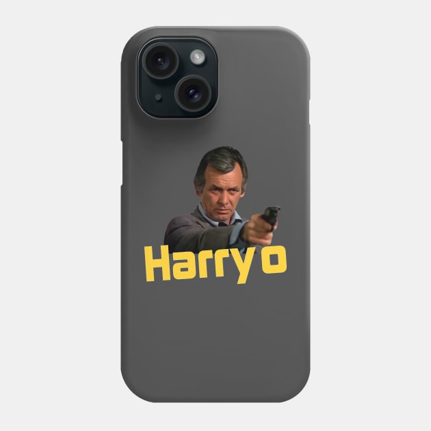 Harry O - David Janssen - 70s Cop Show Phone Case by wildzerouk