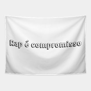 Rap é compromisso / Typography Design Tapestry