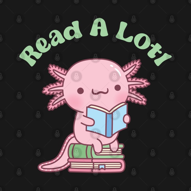 Cute Read A Lotl Like An Axolotl Book Lover Funny by rustydoodle