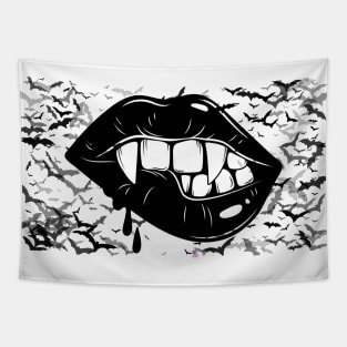 Dracula Mouth Tapestry