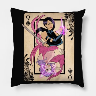 Psylocke Queen of Spades Pillow