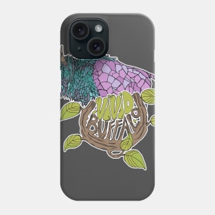 Vivid Buffalo Inspirations Badge Phone Case