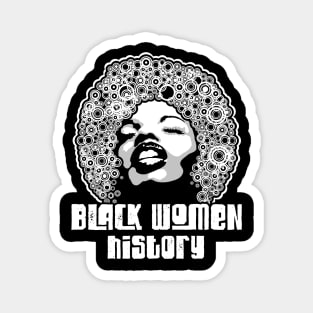 Black women history month pride black power culture white bc Magnet