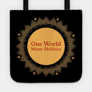 One World, Many Abilities Tote