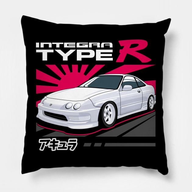 Acura Integra Type R JDM Style Pillow by masjestudio