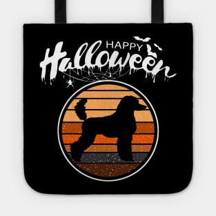 Funny Happy Halloween Beautiful Poodle Men Women Kids Gift Tote