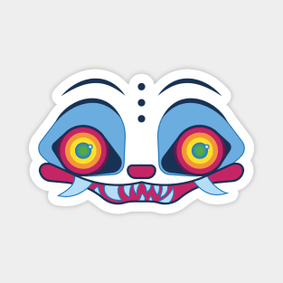 Derpy Kpop Demon Hunters Blue Tiger Magnet