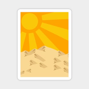 desert sun Magnet