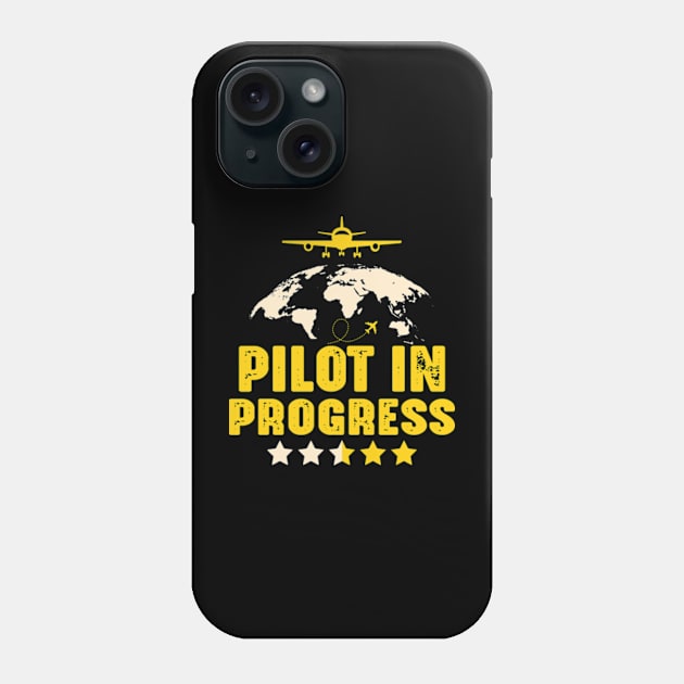 Pilot in Progress - Please wait... - Funny Future pilot Phone Case by David Brown