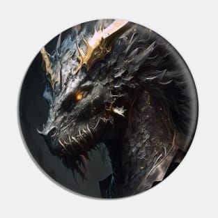 Dragon Portrait Animal Nature Wildlife Dark Painting Wild Spirit Pin