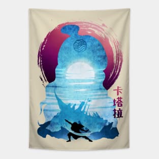 Minimalist Silhouette Katara Tapestry