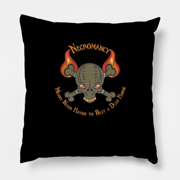 Necromancy Pillow by KennefRiggles