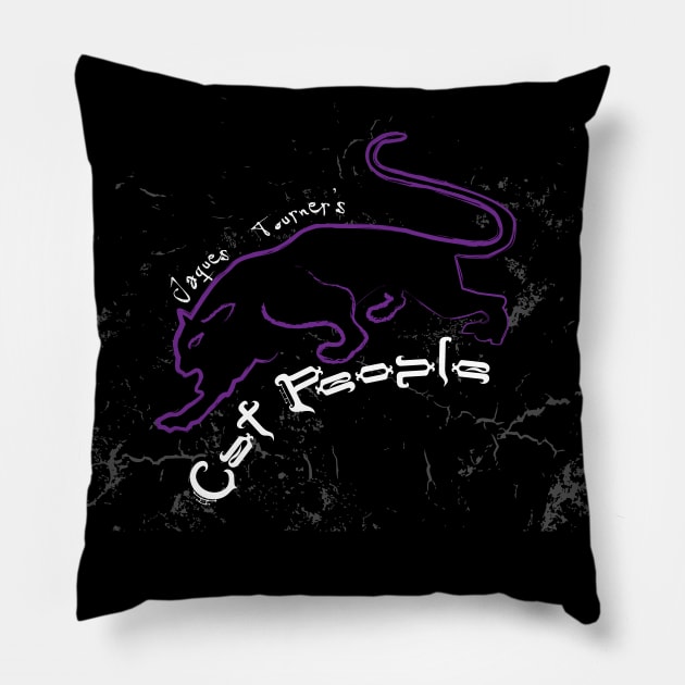 Cat People Pillow by Scar
