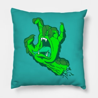 Sangre Azul green Pillow