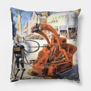 Vintage Science Fiction Pillow