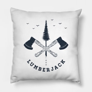 Lumberjack. Axes Pillow