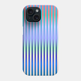 Peacock and Flower (Stripes) Phone Case