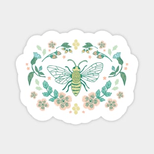 Bee Garden Magnet