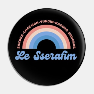 Rainbow Le Sserafim Pin