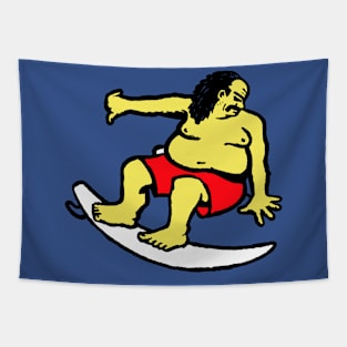 Oldman Surfer Tapestry