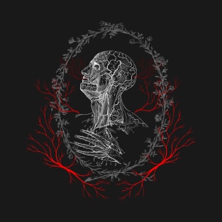 Anatomy Blood Vessel - Gothic Dark Academia T-Shirt