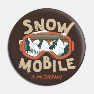 Snowmobile Lover - Winter Sport Pin