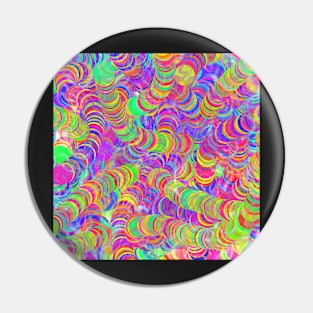 Trippy Spotted Wiggle Tubes Pin