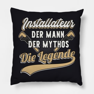 Installateur Legende Klempner Geschenk Pillow