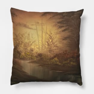 Golden Autumn Mist Pillow