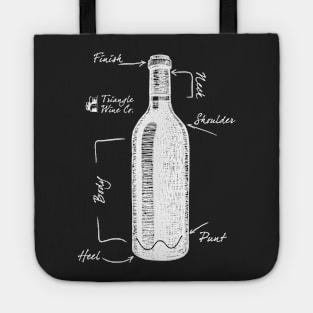 Wine Bottle Anatomy Tote