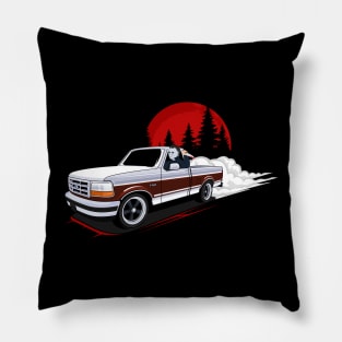 f150 truck Halloween Style Pillow