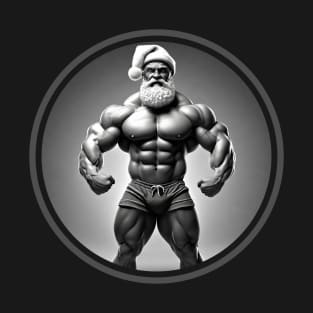 Bodybuilder Santa Claus T-Shirt