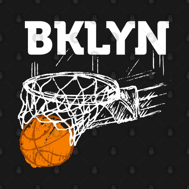 Brooklyn NYC Basketball net gift Funny New York City. by smartrocket