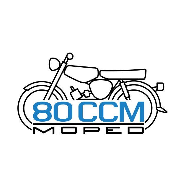 Moped S51 80cc emblem (black) by GetThatCar