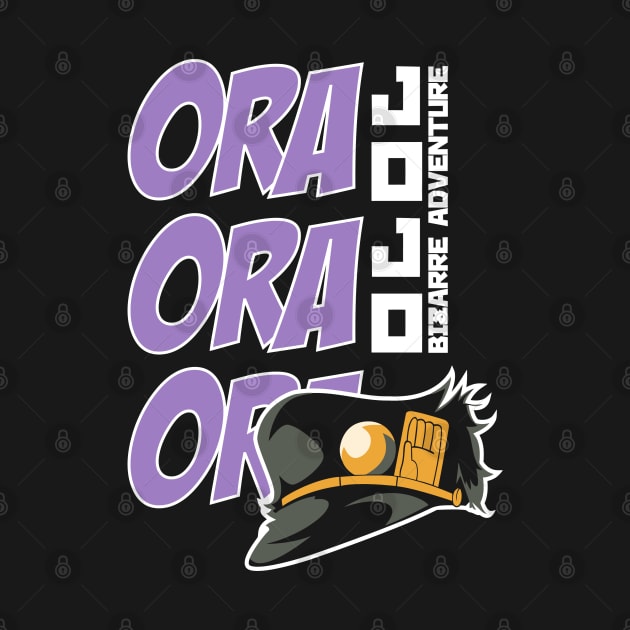 ORA ORA ORA JJBA Anime Fanart by Planet of Tees