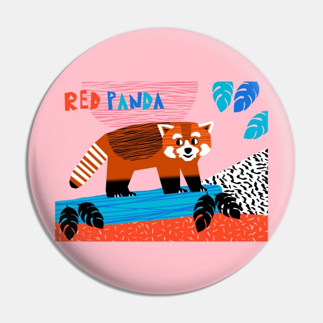 R is for Red Panda Pin by wacka