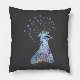 Proud peacock head Pillow