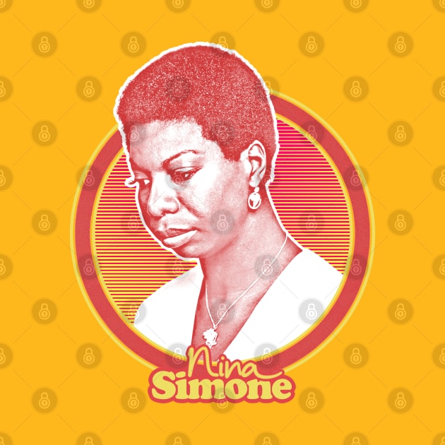 Nina Simone ////\\\\ Original Retro Fan Art Design by DankFutura