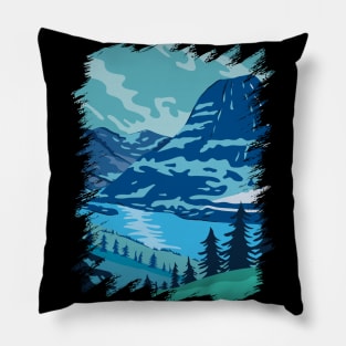 Glacier National Park and Kintla Lake Pillow