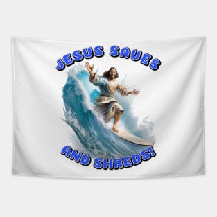 Jesus surfs Tapestry