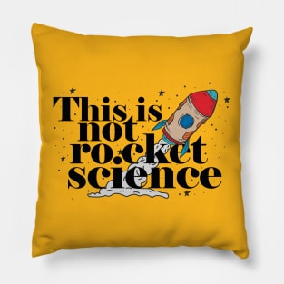 This is not rocket science Pillow