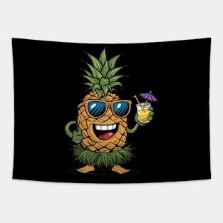 Cool Pineapple Tapestry