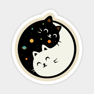 Space Kittens - Cute cats in space Magnet